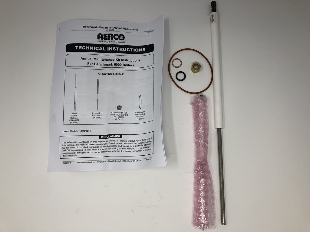 AERCO 58025-11 BMK 5000/6000 Maintenance Kit