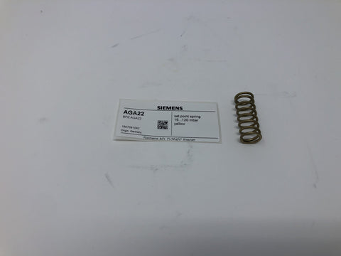 Siemens: AGA22 SET POINT SPRING FOR SKP25... (6...48" w.c.) yellow
