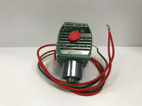 ASCO 3/8" NPT 2 Way Normally Closed Direct Acting Gas Shutoff Valve (120V)